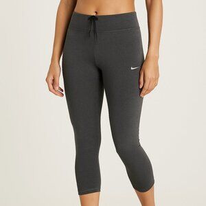 Nike Dri-FIT Running Capri Leggings Gray Size M